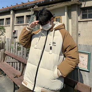 B266-C102-P118 23冬季新款宽松休闲加绒加厚羽绒棉服图片