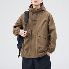 新款现货户外连帽夹克男冲锋衣外套JK813-P80，男装夹克，星座1204-3