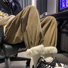 冬季加绒加厚休闲裤男灯芯绒D329-QM568-P65-控88，男装卫衣，电商D329