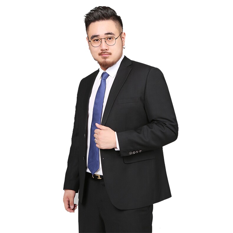 S-9XL男士西服套装职业商务正装婚礼西装两件套加肥大码187P235,男装西服套装,星座802