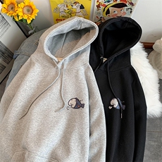 高点击数据好中性风卫衣男连帽宽松外套X-416B-1-WL128-P40限58，男装卫衣，星座416B-1