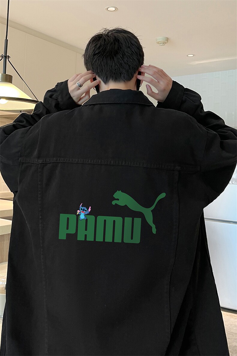 牛仔夹克男大码牛仔外套男茄克NJ77227-P60加绒款-P75,男装夹克,电商A040