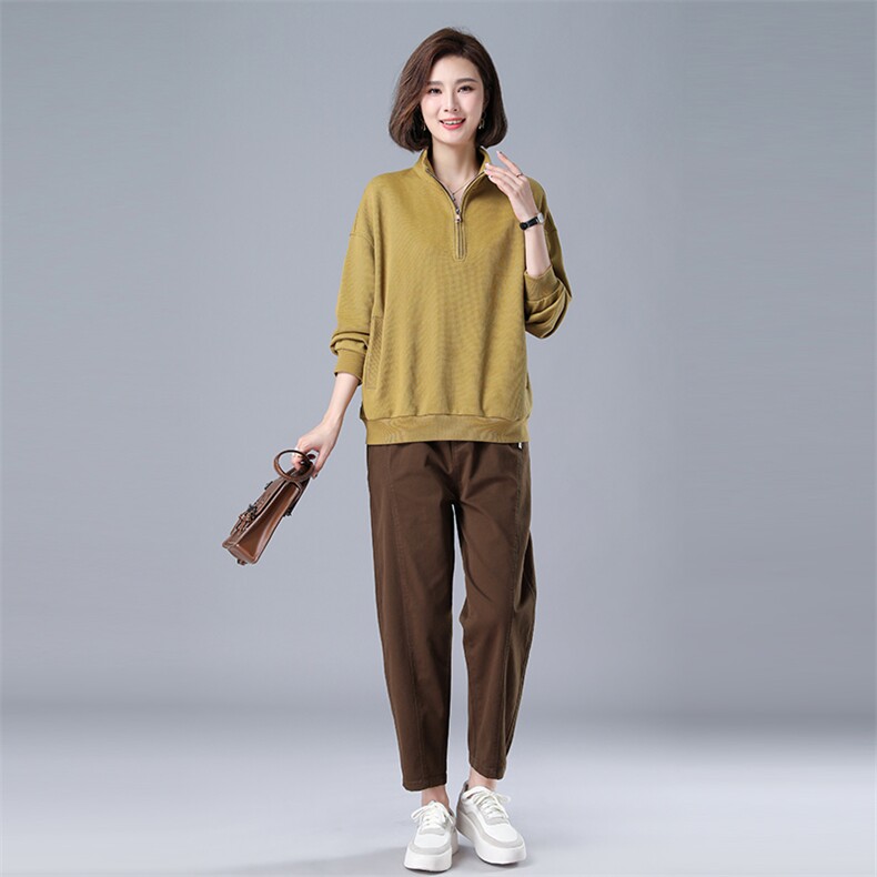 568款休闲套装舒适百搭,女装套装/套裙,秋牧寒烟