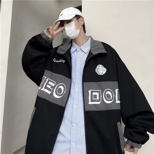 男秋季2022新款长袖夹克外套QJ07P55图片