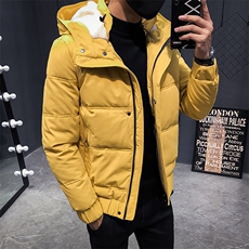 18冬季加厚5毫米羽绒棉服羊羔绒帽领棉衣外套C301-MY01-P155，男装棉衣，电商C301