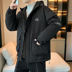 冲锋衣羽绒棉服男冬季宽松大码加厚棉衣ins潮流外套M0783-P120图片