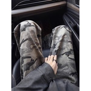 美式迷彩裤百搭时尚休闲裤长裤潮款XX1141图片