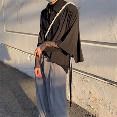 DW115-P25男士夏季透气防晒衣潮流百搭高领网纱长袖T恤防晒服上衣，男装T恤，星座603-2
