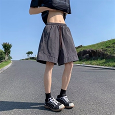 休闲百搭短裤男新款夏季薄款大码宽松外穿胖mm运动中裤，男装牛仔裤，四季星座505
