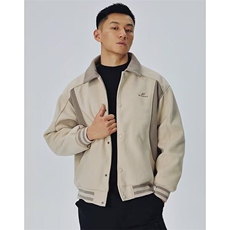 W9558-P65网图现货美式高街撞色拼接毛呢棒球服夹克外套，男装夹克，星座1608-2