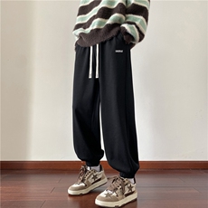抖音品质简约百搭束脚卫裤K23512-P45控58加绒K23512JR-p55控68，男装休闲裤，电商B315