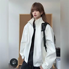 网图！早秋美式复古夹克男女款高级简约-LK80167-特批80，男装夹克，电商A061