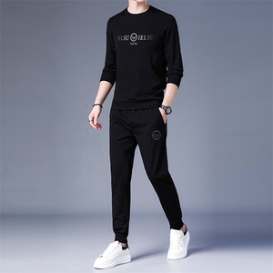 SA8923-2钱塘2020-2中青年男士百搭简约时尚冬季卫衣套装P137图片