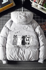 MY16100-P100加厚加绒连帽衣男大码服男面包服男，男装棉衣，电商A040A
