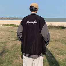 潮流夹克潮男春季棒球领夹克JJ861P44，男装夹克，星座1116-2