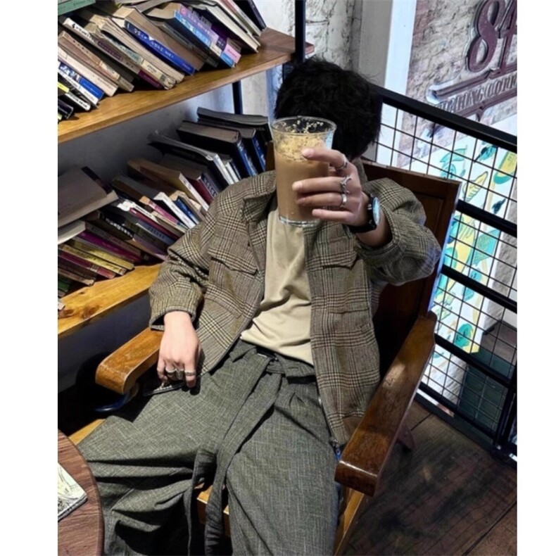 B960-P70立领潮流常规款法式小香风中性加绒外套男座山雕长袖,女装短外套,电商B323A