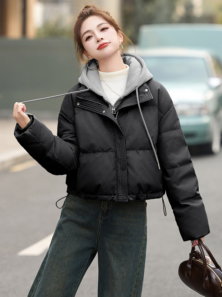 2024BAO款现货皮羽绒假两件,女装羽绒服,仟媚宠