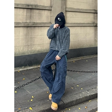 【有货】D563CC-特P65连帽毛衣男慵懒针织开衫外套，男装针织衫/毛衣，星座1007（原301D）