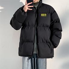 日系白底抖音直播得物品质宽松面包服棉衣外套M1145P65，男装棉衣，电商C408-1(原B339-1)