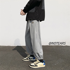 2024春季新款直播宽松束脚休闲运动裤KZ07-P58控89，男装休闲裤，星座914-3