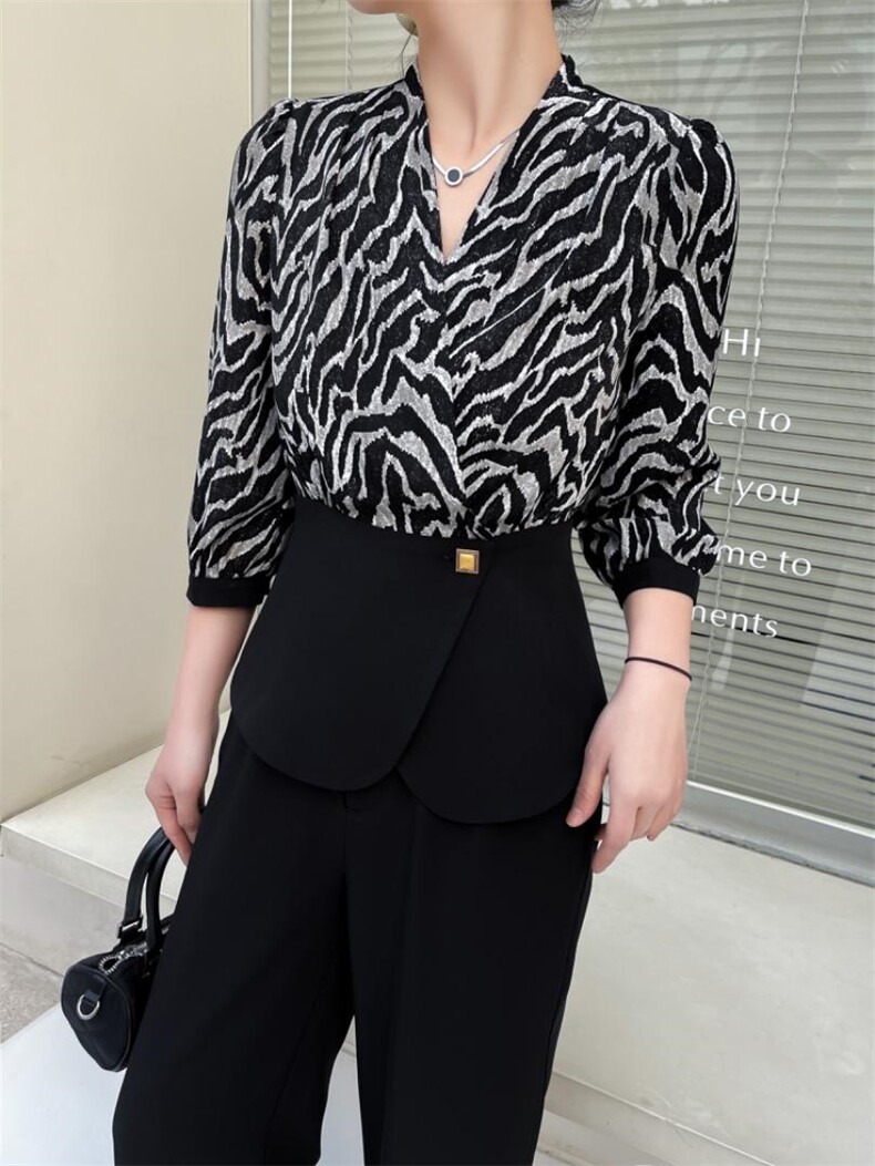 2023年时装女人味套装，女装职业装，贻思茗