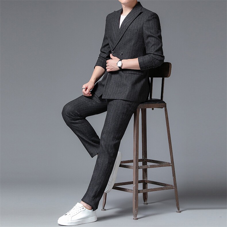 QTZ8181钱塘2020-2中青年男士时尚休闲百搭简约潮流西服外套P200,男装西服,钱塘207-2