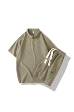 主推夏季短袖polo衫短裤套装情侣运动服TZ307P75控98，男装牛仔裤，电商A309
