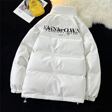 港风鳄鱼纹棉衣男手塞棉夹克PU皮棉服外套男8507P120控158，男装棉衣，星座226-1