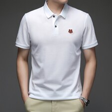 POLO衫男上衣半袖男装衣服男士体恤衫T恤潮牌休闲翻领爸爸短袖男，男装T恤，电商B212（原钱塘6029）