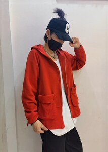 针织复合休闲外套，其它，红嘴鹰(1F)