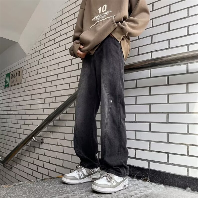 美式牛仔裤男款秋季长裤潮K6089P45,男装牛仔裤,星座1116-2