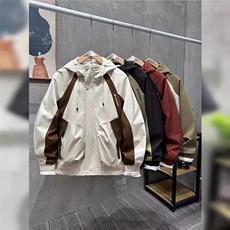 秋款连帽夹克男款高级感潮牌百搭新款撞色休闲痞帅外套HHX22P63，男装夹克，星座1013-5
