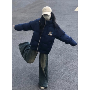 A562-P98 冬季加厚刺绣设计感面包服棉服潮棉衣外套图片