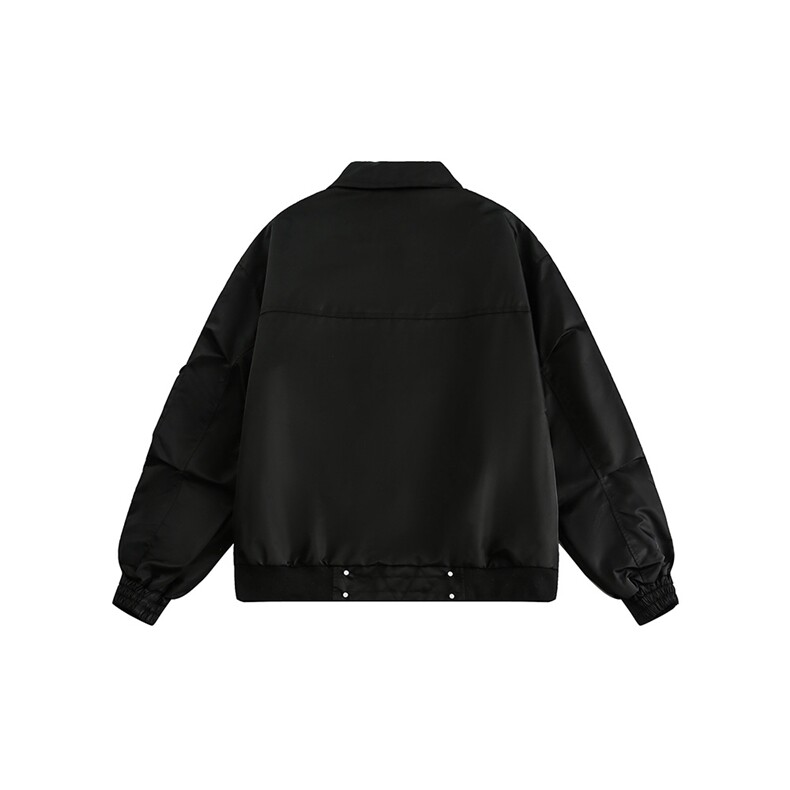 2025春款拉链装饰翻领外套--5317,男装夹克,电商S012（CATTEE）