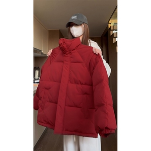 现货 抖音得物可供视频 冬季三防加厚羽绒棉衣外套面包棉服AM999图片