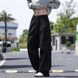 2025秋季新款现货纯棉水洗直筒裤工装休闲长裤DSA157B-K2539-P63图片