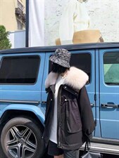 2021冬季新款洋气狐狸大毛领可拆卸时尚保暖羽绒派克服，其它，L·H·X