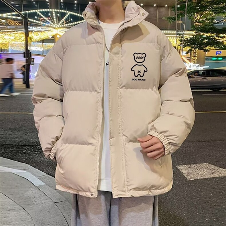 1506-1/MMY0051/P60面包服男生秋冬季韩版潮流加厚棉服立领潮牌,男装棉衣,星座1506-1