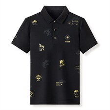 POLO衫男上衣半袖男装衣服男士体恤衫T恤潮牌休闲翻领爸爸短袖男，男装T恤，电商B212（原钱塘6029）
