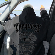 直播460克超厚潮牌重磅纯色连帽卫衣力推男XZ517A-2-WY8843-P68，商品下架区，星座517A-2