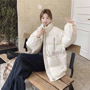 现货！韩版中长款可收腰90白鸭绒羽绒服8857-P295-K389图片