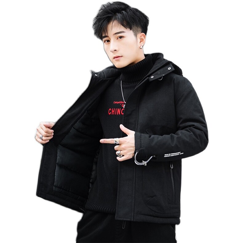 男士休闲连帽加厚保暖棉衣外套棉服棉袄冬季防寒开衫男装M998,男装棉衣,电商B226-2（原B217-2）