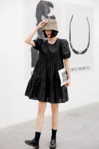 夏季连衣裙，女装连衣裙，伊莲梵喜