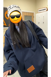 视频截图慎用!图片只做展示大货已到美式大V领连帽卫衣WY78069P68图片