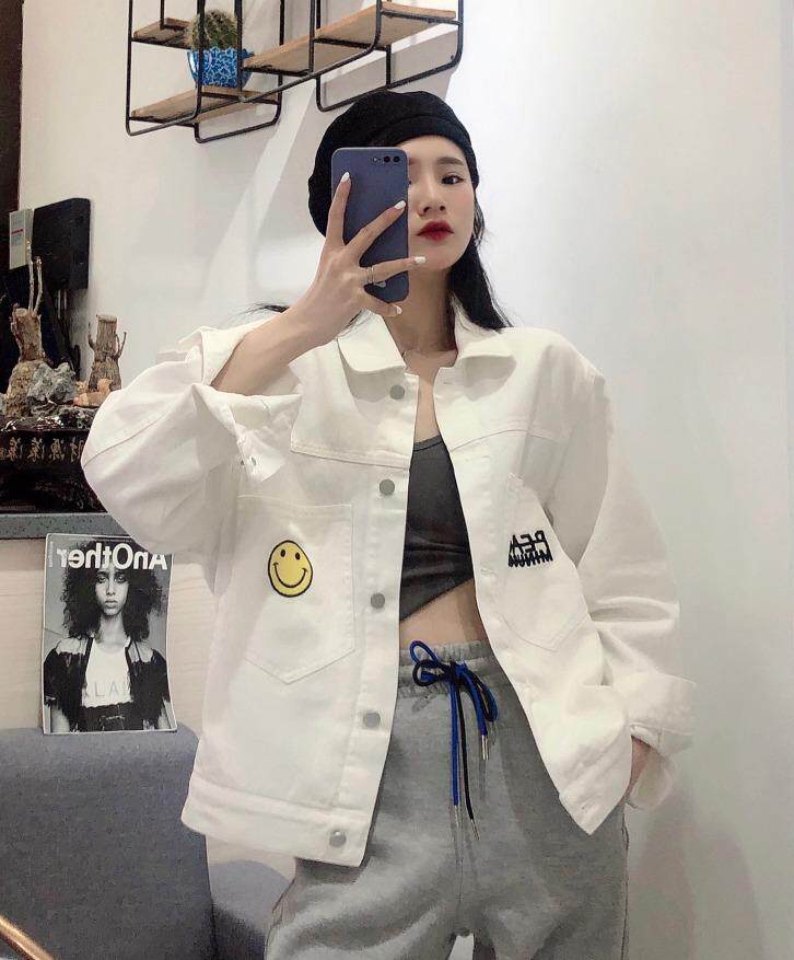 彩色牛仔外套，女装，衣生缘