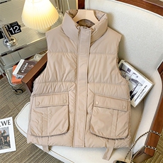 秋冬棉马甲女短款新款韩版宽松立领坎肩背心马夹棉服C326-P65，男装背心/马甲，星座911-2(原星座613-2）