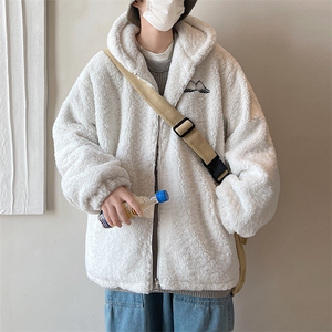 冬季连帽宽松设计感翅膀港风外套情侣男女 A071-1008-P120图片