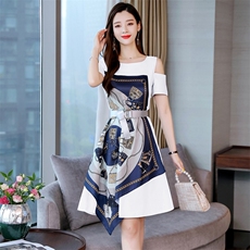 气质时尚潮流舒适连衣裙2020年夏季个性优雅百搭，女装连衣裙，尚洛菲