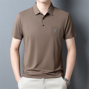 夏季潮流商务POLO衫男士薄款翻领T恤男装夏季上衣 ZG1355-P73图片