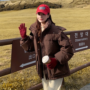 现货 两色短款连帽羽绒服 2C122-8881-P245-K368 50绒图片